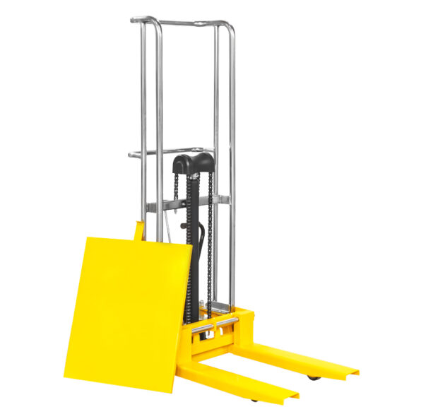 Штабелер гидравлический PJ4150 (400 кг; 1,5 м; с вилами и площадкой) SMARTLIFT — изображение 2