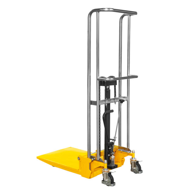 Штабелер гидравлический PJ4150 (400 кг; 1,5 м; с вилами и площадкой) SMARTLIFT — изображение 5