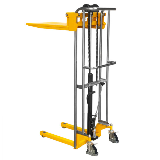 Штабелер гидравлический PJ4150 (400 кг; 1,5 м; с вилами и площадкой) SMARTLIFT — изображение 6