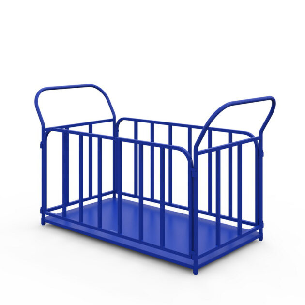 Тележка платформенная с трубчатыми бортами ТБ 3 (600х1000) без колес