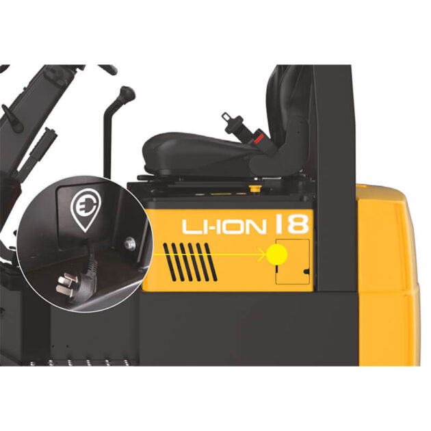Электропогрузчик трёхопорный CPD18TVL (1800 кг; 4,8 м; li-ion 80В / 205Ач) SMARTLIFT — изображение 4