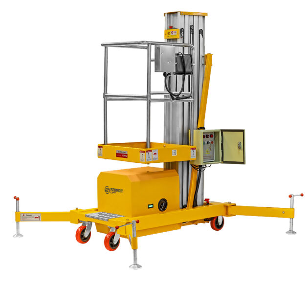 Подъемник мачтовый несамоходный GTWY 6-100 (220В; 125 кг; 6 м) SMARTLIFT — изображение 2