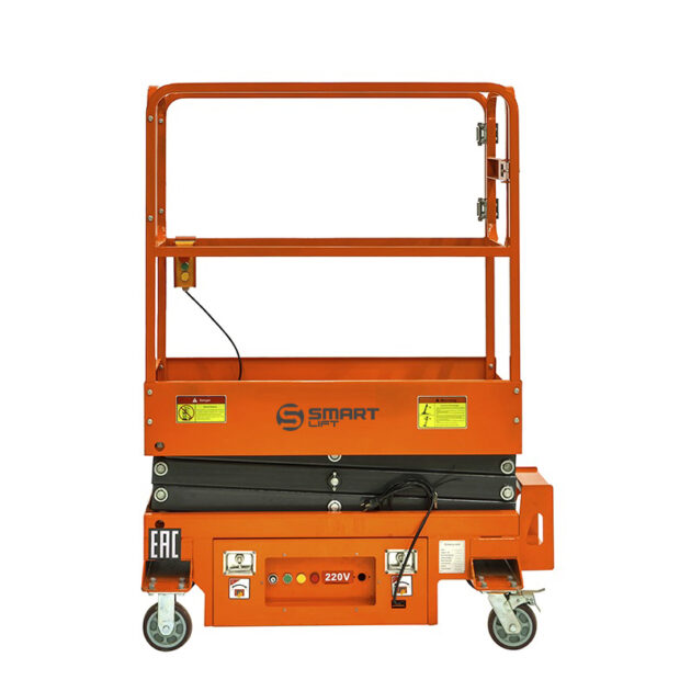 Подъемник ножничный несамоходный SJY-0.3-3 (220В; 300 кг; 3 м) SMARTLIFT