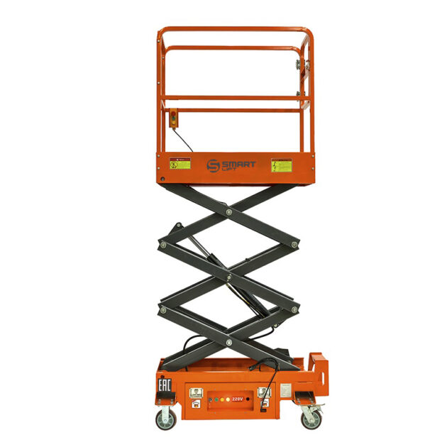 Подъемник ножничный несамоходный SJY-0.3-3 (220В; 300 кг; 3 м) SMARTLIFT — изображение 2