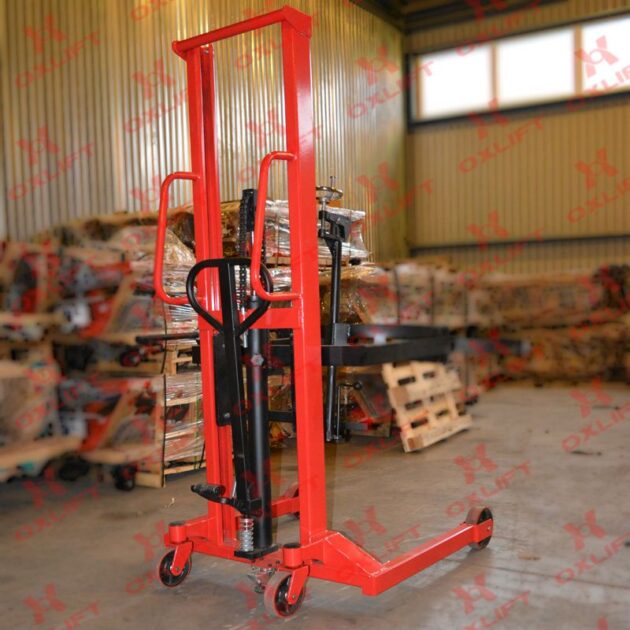 Тележка-Штабелер для Кантовки Бочек HS-DT1435 Оптима OXLIFT 1400 мм 350 кг — изображение 4