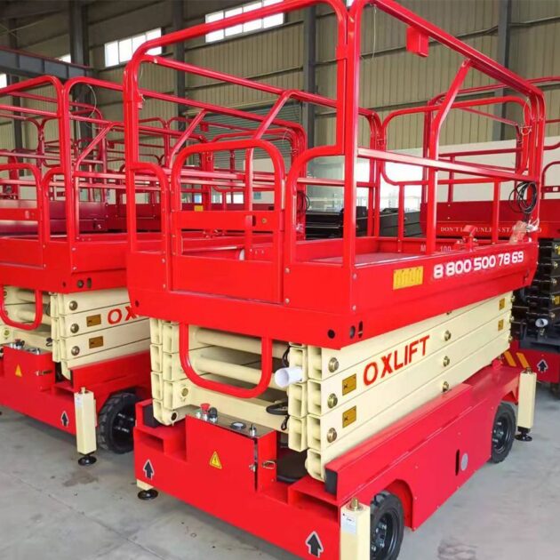 Ножничный Подъемник Передвижной OXLIFT QX-050-110 11000 мм 500 кг с выдвижной платформой — изображение 4