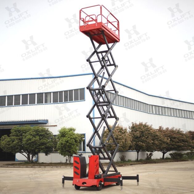 Самоходный Ножничный Подъемник QZ-050-090 WD OXLIFT 9000 мм 500 кг — изображение 2