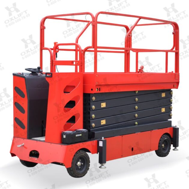Самоходный Ножничный Подъемник QZ-050-090 WD OXLIFT 9000 мм 500 кг — изображение 5
