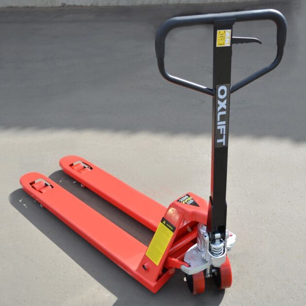 Узковильная Гидравлическая Тележка  OX 25-L1150-W450 OXLIFT Ширина Вил 450 мм 2500 кг — изображение 4